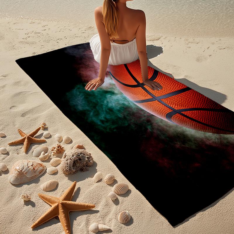 Sports Equipment Collection Beach Towel, Super Soft Microfiber, Gift for Her/Him, Birthday, for Pool, Beach, Travel, Home Decor Fan gifts