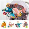 Removable Baby Crib Bell Toys Early Education Kids Stuffed Animal Toys  Infant Toddler Toys