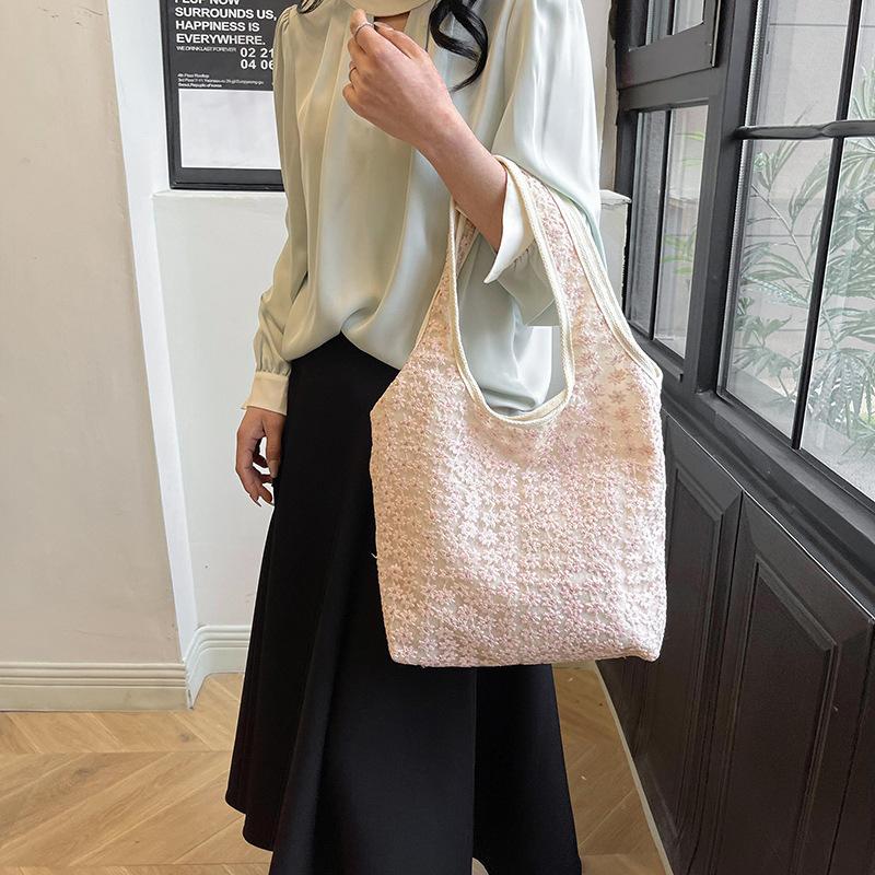 Design sense весна 2024 новая сумка простая повседневная сумка-ведро персонализированная трендовая сумка через плечо сумка