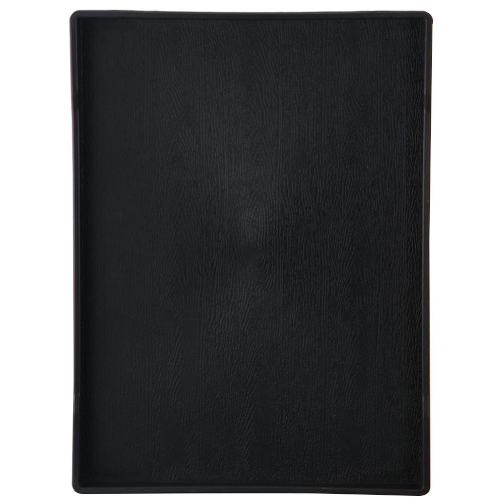 1 Pcs Black Serving Trays Rectangle Bed Table Tray New Large Plastic Tray Kitchen