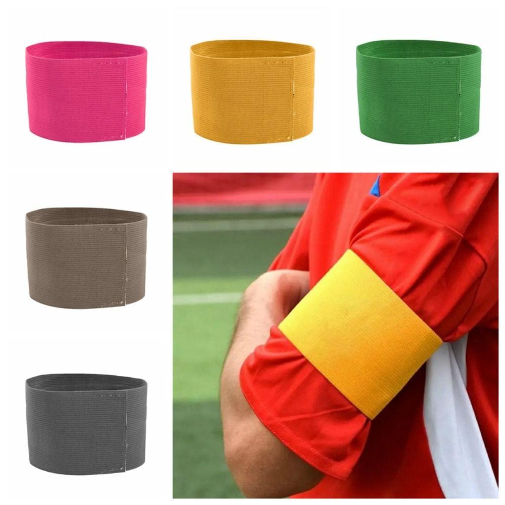 Adjustable Soccer Armbands Non-slip Sports Arm Band Football Captain Armband Soccer Gift