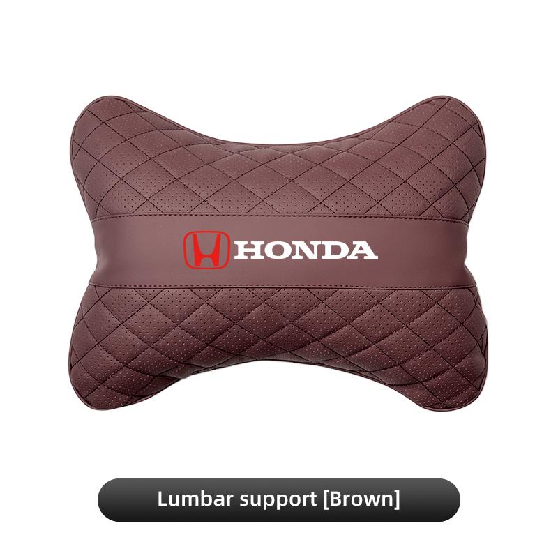 AQL1 Car Seat Headrest Neck Pillow Waist Cushion Accessories For Honda Civic Fit Accord City Vezel CR-V S660 Odyssey HR-V Insight