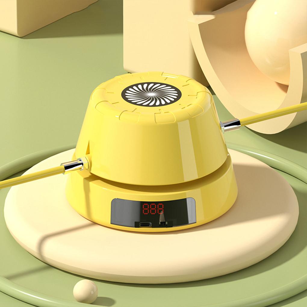 Электрический скакалка тренажер упражнения через игру без помощи рук 10 клавиш переключения передач пульт дистанционного управления