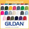 Классический однотонный пуловер Gildan Heavy для взрослых с круглым вырезом для стильной и удобной рабочей одежды