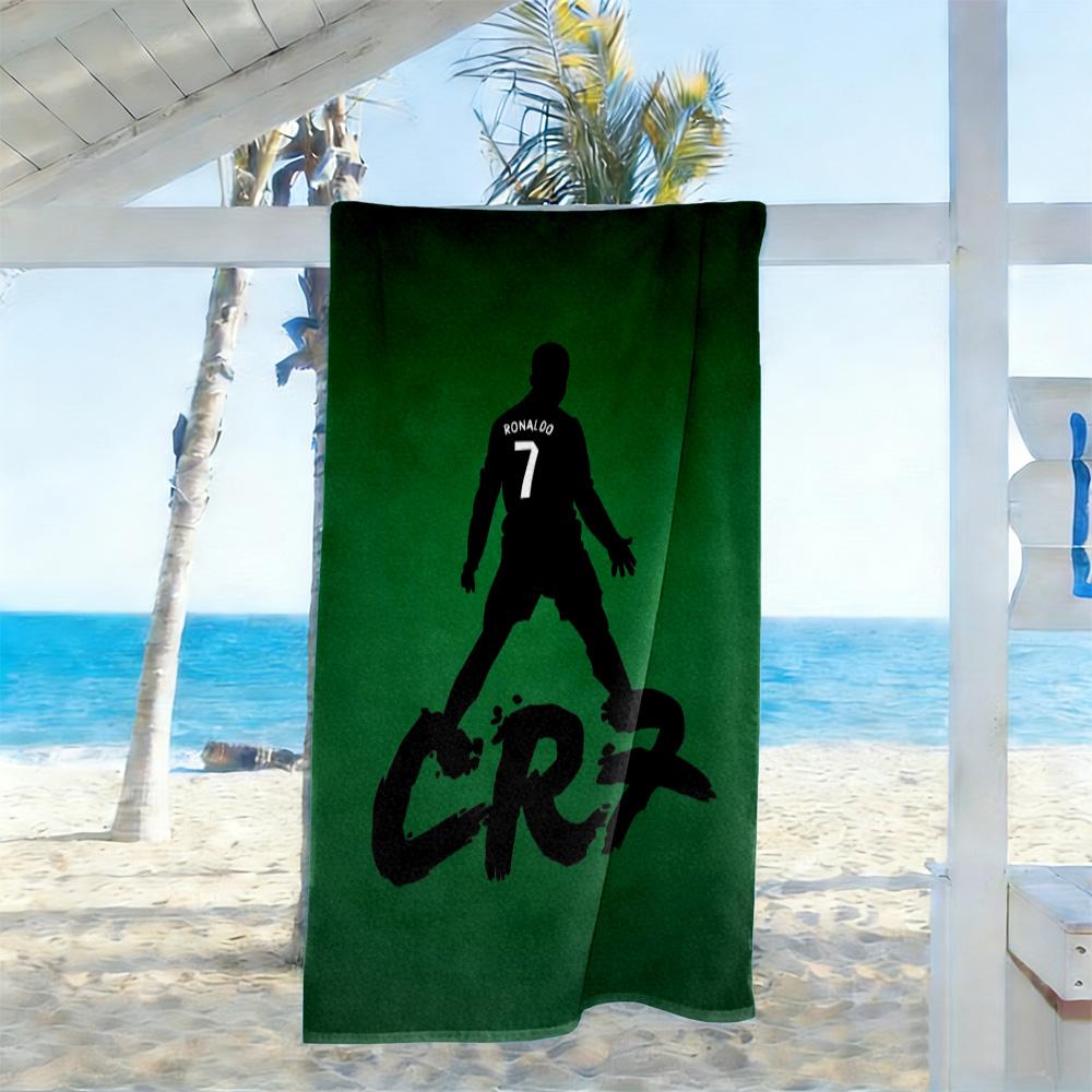 Ronaldo's Iconic Skills Beach Towel Soft Durable Quick-Dry Comfortable Lightweight