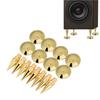 8 Pairs 6 X 36MM Copper Speaker Spike Isolation Stand + Base Pad Feet Mat