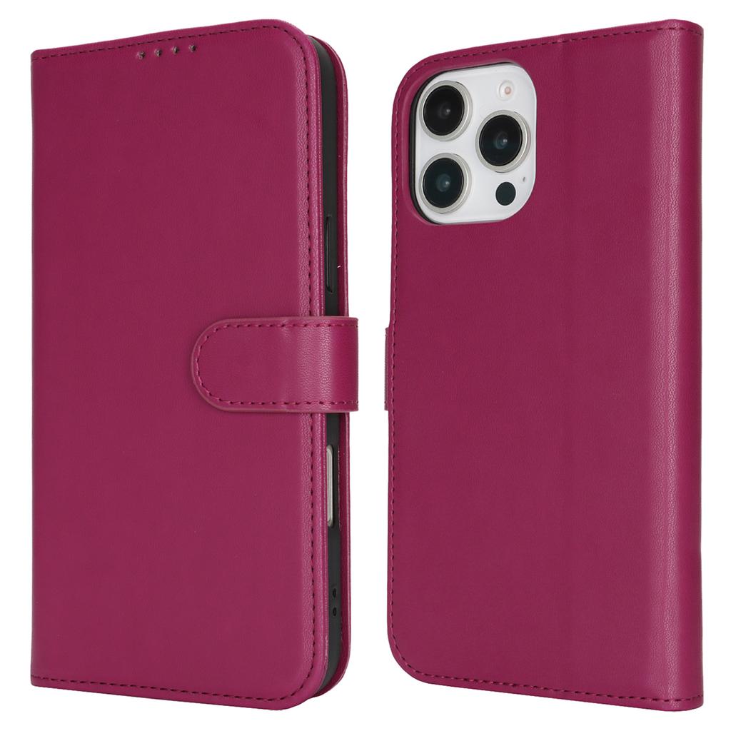 For iPhone 16 Pro Stand Case Shockproof Leather Wallet Phone Cover