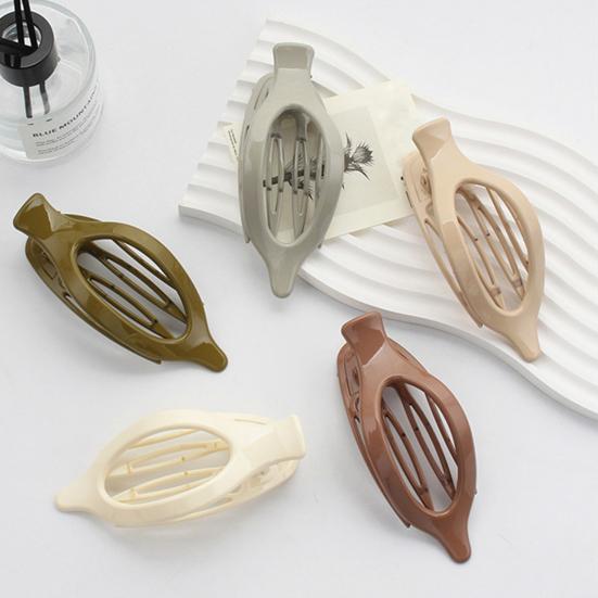 Заколка для волос, женская пластиковая заколка на затылке, прочная фиксация, легкий, удобный дизайн, аксессуары для волос с когтями