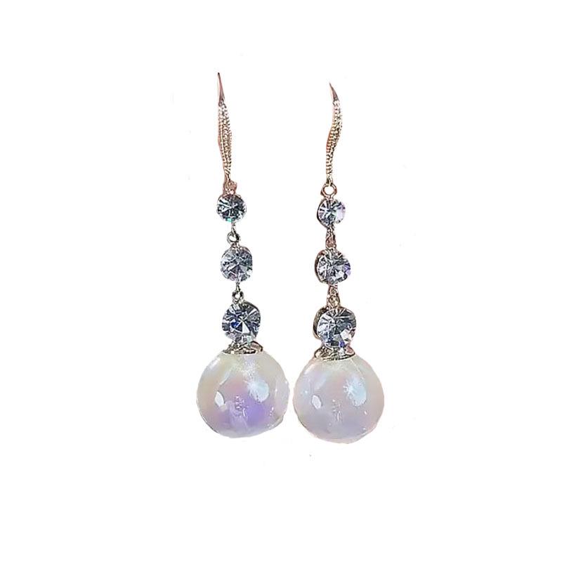 Элегантные серьги с черным жемчугом: Модный, минималистичный дизайн класса люкс для женщин