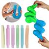 Развлекательные Сделай сам Поп-трубки Телескопические Меха Сенсорные Игрушки для Детей и Взрослых