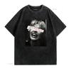 Fire walk with me SweaT T Shirt Twin Peaks Laura Palmer vintage Washed streetwear Stretched fashion Versatile homme graphic