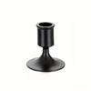 1Pc European Romantic Table Setting Christmas Candle Holder Black and Gold Ornaments