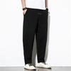 Cotton Linen Pants Men Baggy Casual Trousers Male Walking Wide Leg Loose Sweatpants Summer Jogger Pants