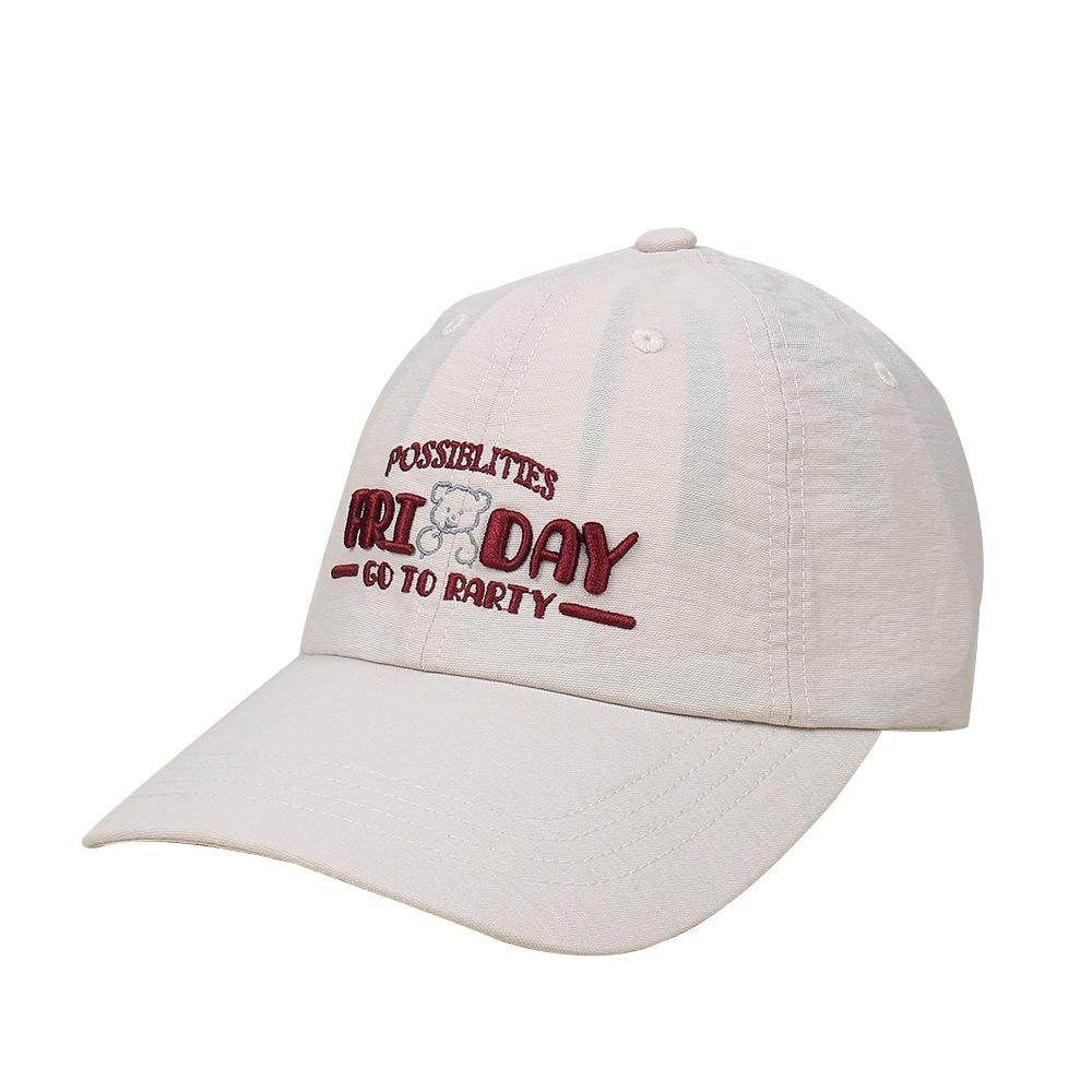Fashion new letter embroidery decorative baseball cap outdoor travel leisure breathable face cap