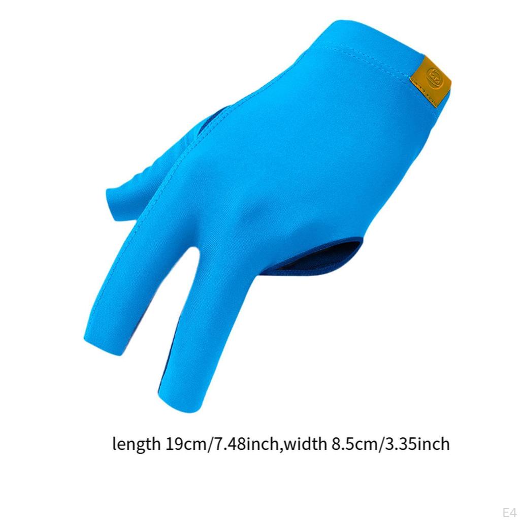 Перчатка для пула с тремя пальцами, износостойкая, не для бильярда, кий, пригодный для ношения женщинами