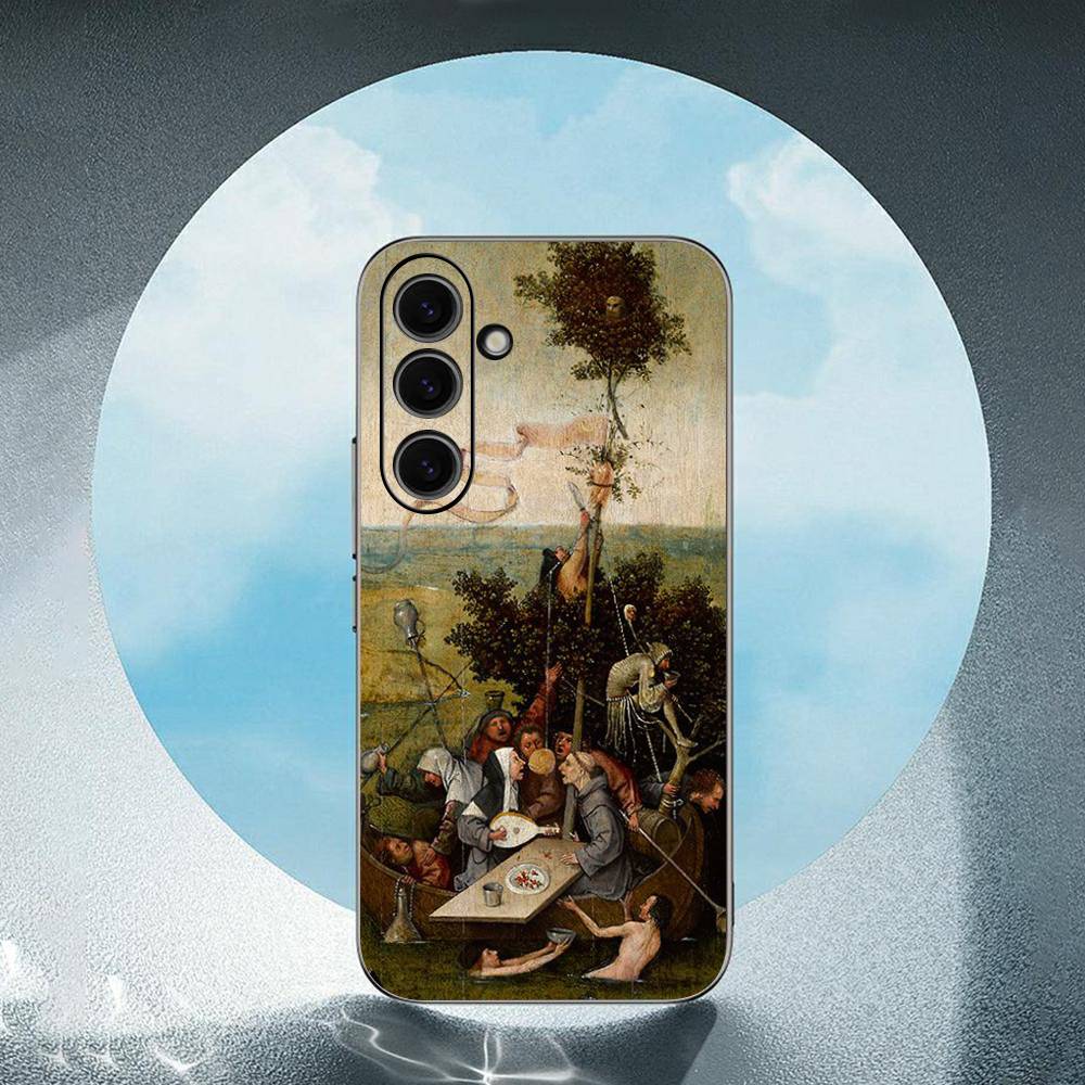 Hieronymus Bosch Art Painting Bumper For Samsung Galaxy S23 S24 S25 Ultra S22 Plus S21