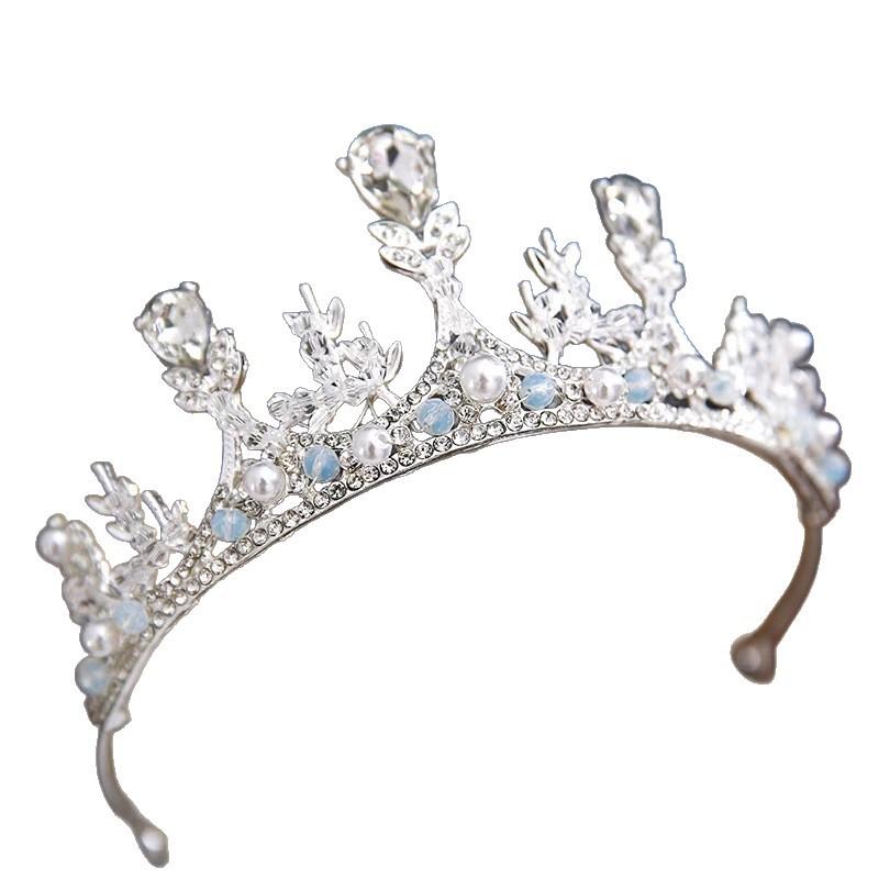 Children's Crown Tiara Princess Girl Performance Crown Girl Birthday Crystal Headband Tiara Performance Catwalk Accessories