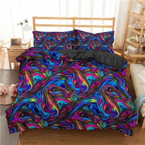 Комплект пододеяльников Doona, красочные наволочки, односпальные двуспальные кровати размера «queen-size»
