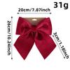 Holiday Decoration Bow Adjustable Velvet Hanging Ornament Decorative Hanging Ornament Soft Velvet Christmas Bow For Christmas