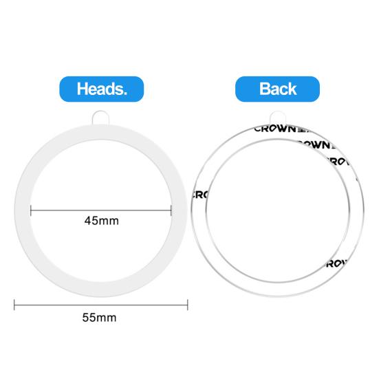 3 шт. из нержавеющей стали, магнитные беспроводные металлические магнитные комплекты для быстрого преобразования, кольца и легкая зарядка, магнитное крепление
