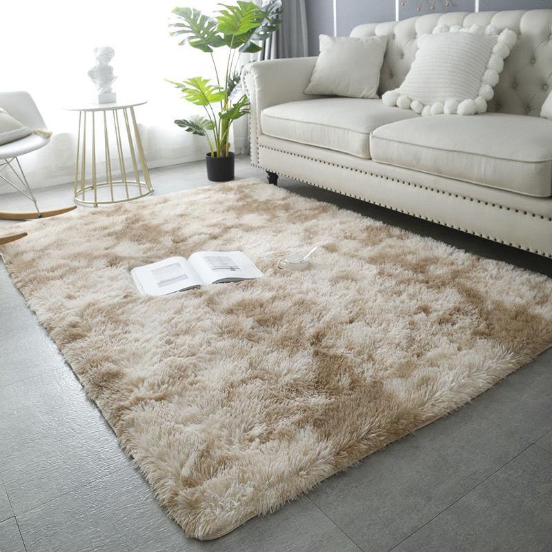Мягкий ковер у кровати, ковер в гостиной, полностью покрытый большой площадью, домашний коврик