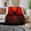 Halloween Spider Flannel Blanket Children Adult Gift Blanket Office Blanket