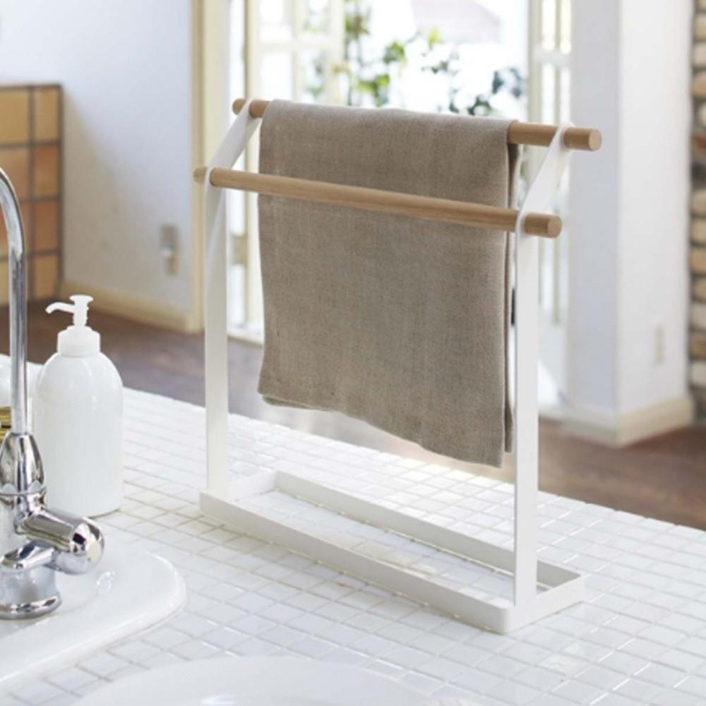 Stable Standing Towel Rack Durable Metal Dishcloth Storage Rack New Towel Drying Rack  Kitchen
