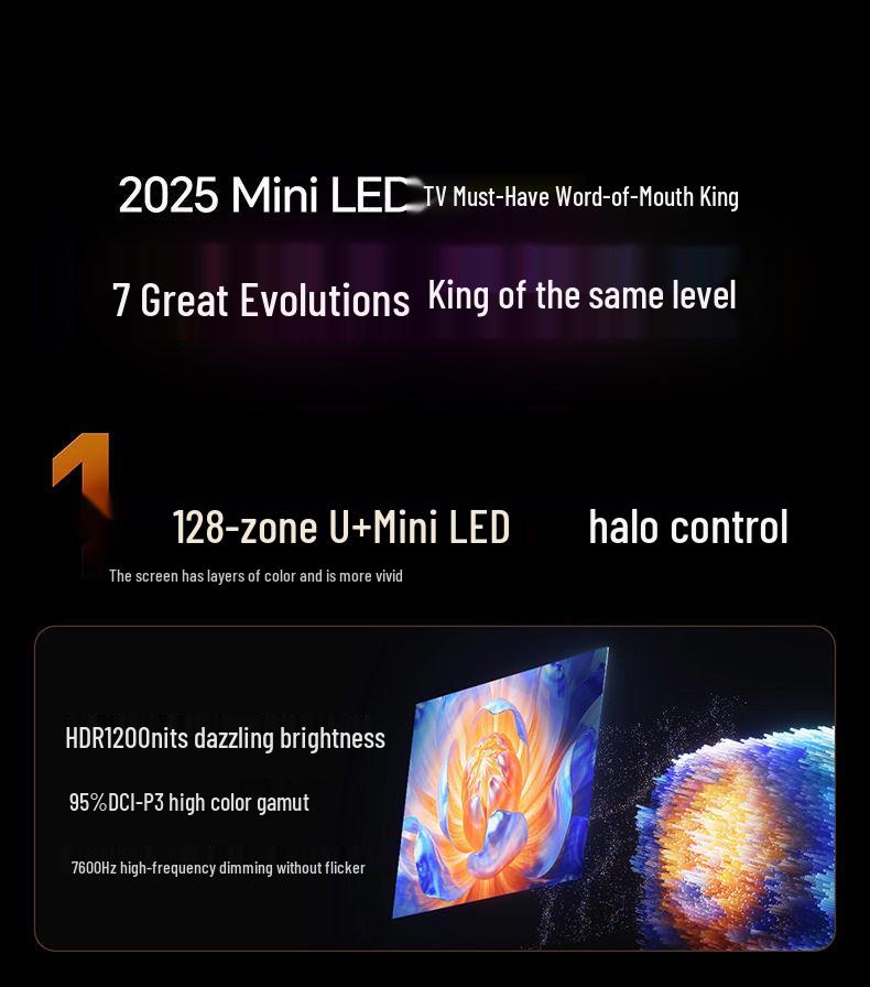 Hisense E5Q 50" 4K MiniLED телевизор с 144 Гц, ультракачеством изображения и высокой яркостью