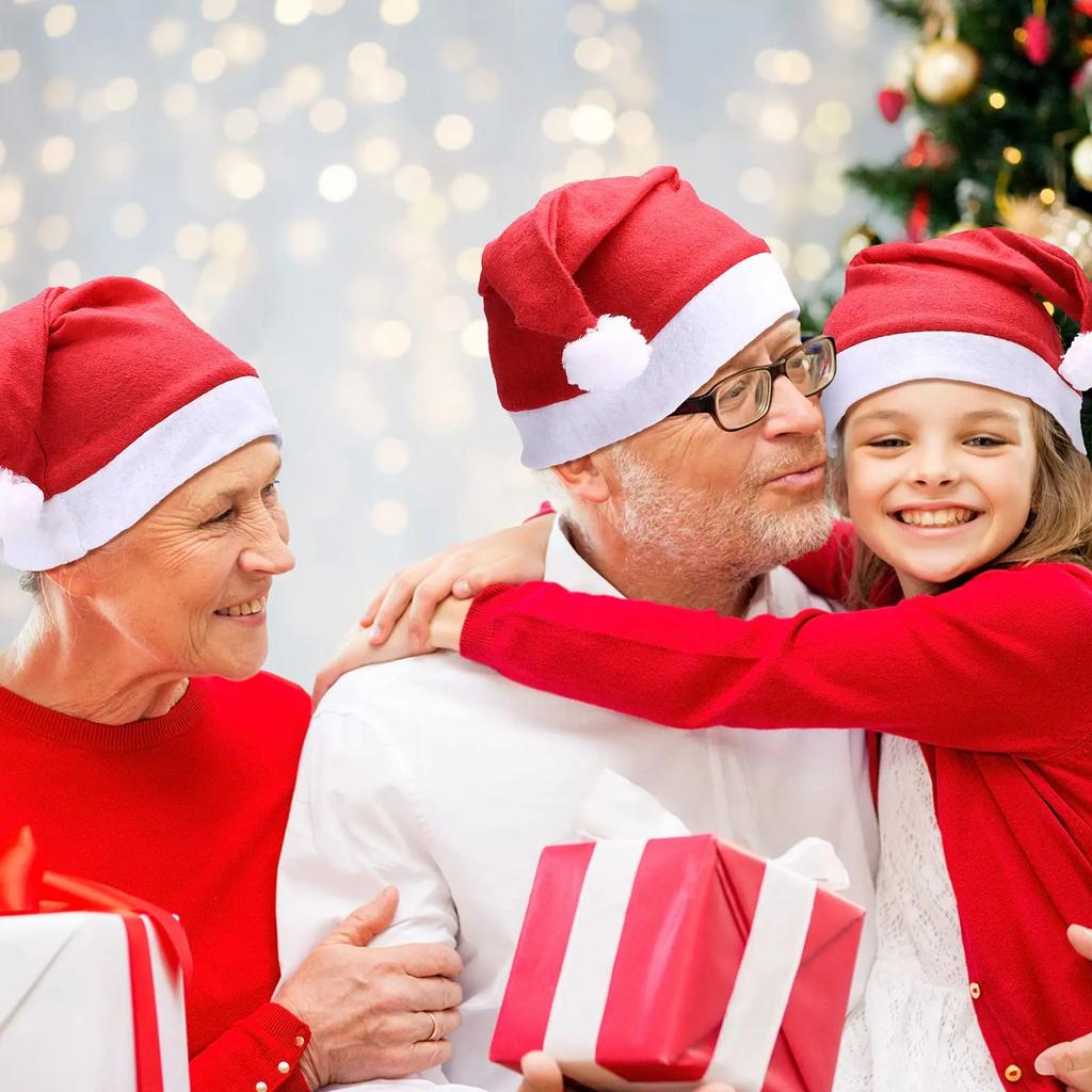 Christmas Hat Red Adult Children Christmas Hat Santa Claus Hat Christmas Gifts Christmas Decorations