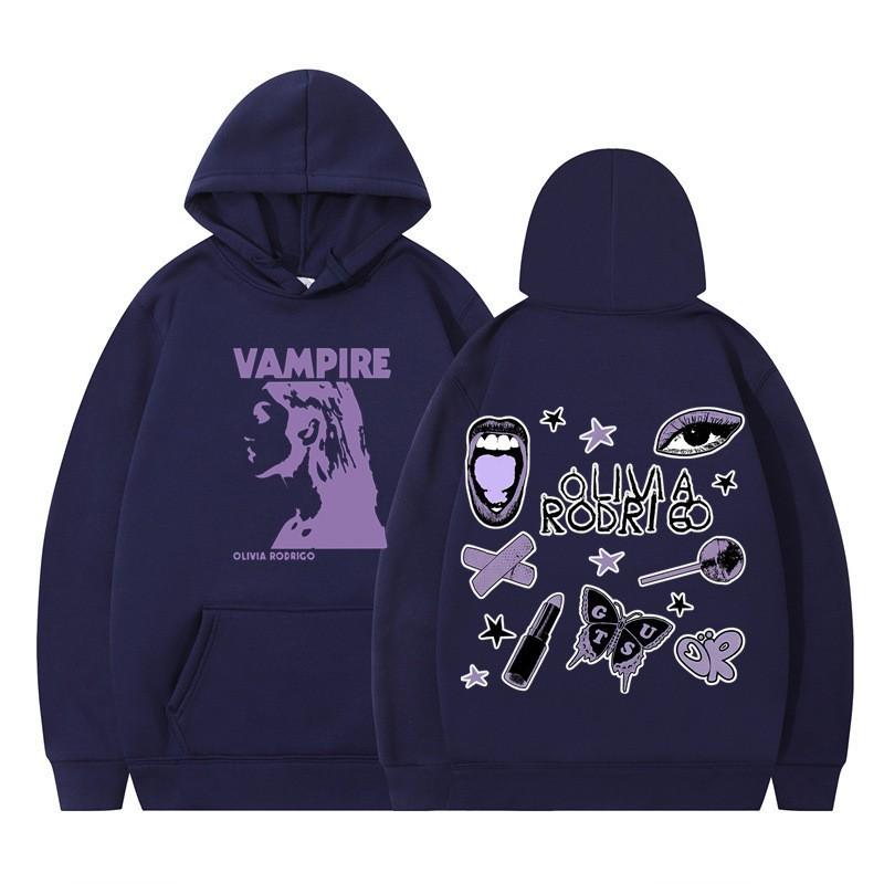 Olivia Rodrigo Hooded Sweatshirt Womens Oversized Cotton Pullover Hoodie Fall Winter Streetwear Loose Fit Long Sleeve