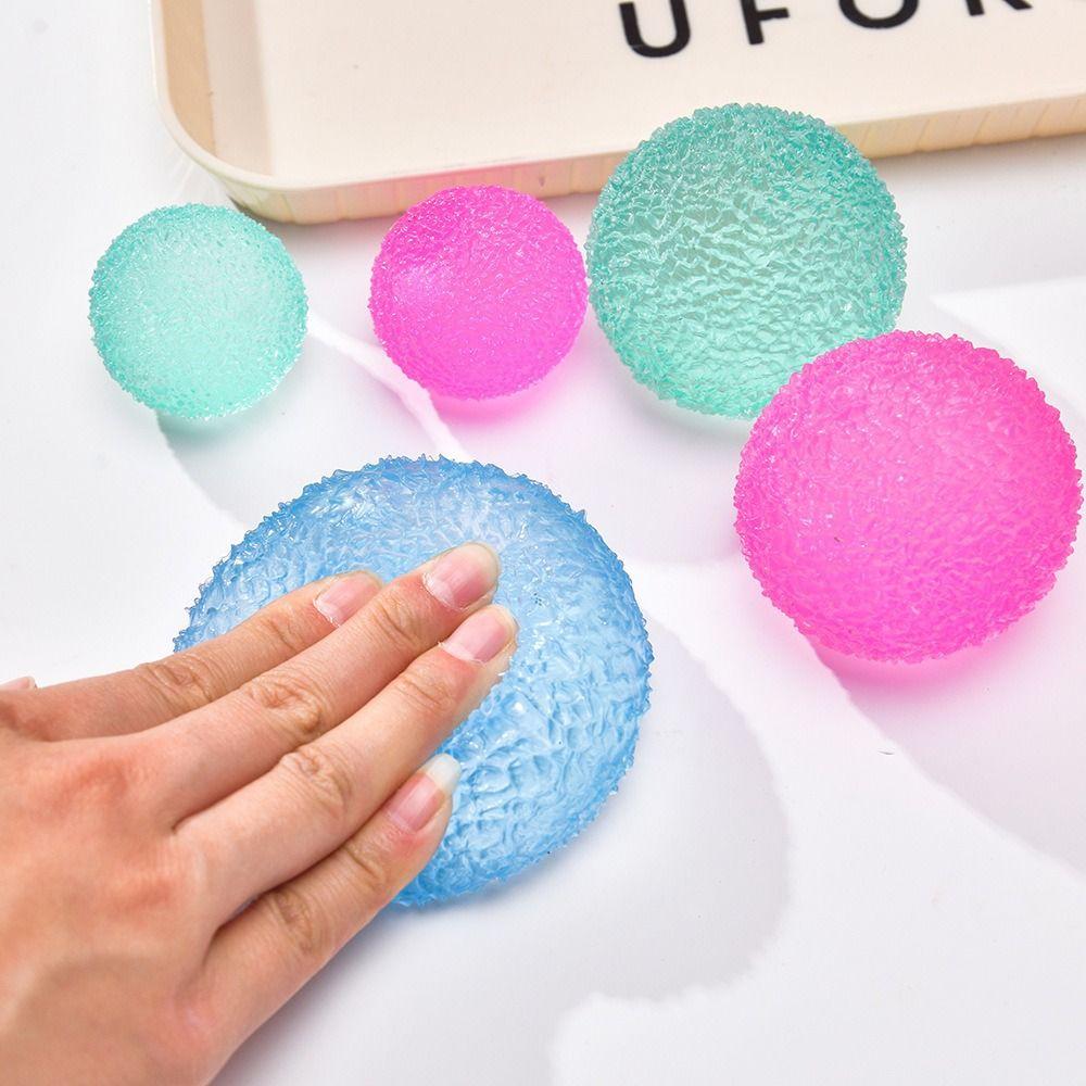 Soft Crunchy Slushie Squeeze Ball Blue Grass Ball Squeeze Toy Gift Crispy Handmade Ball Office