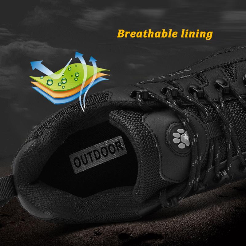 Большие размеры 39-49 Мужские ботинки для активного отдыха, пешего туризма, альпинизма, повседневные кроссовки