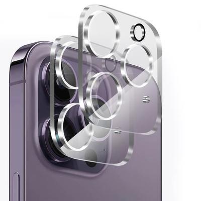 Защита камеры - Phonillico - iPhone 14 PRO - Набор из 2 штук - Закаленное стекло - Устойчив к царапинам