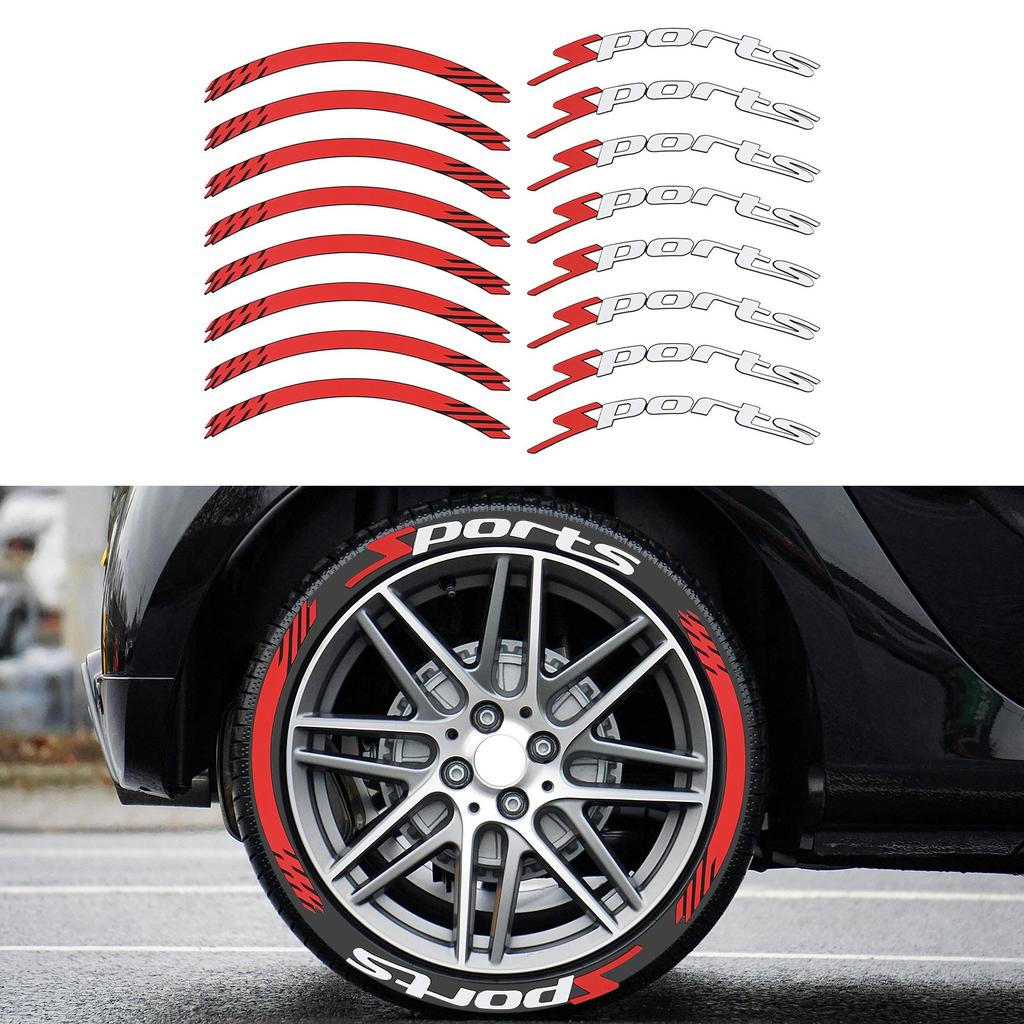 Быстрая установка водонепроницаемых букв на шинах для уникального стиля автомобиля