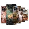Чехол для телефона Renaissance Art Painting для Apple iPhone 13 12 Mini 11 Pro XS Max X XR 8 7 6S 6 Plus SE 2020 5S 5, мягкий черный чехол
