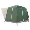 6 Person Tent with Canopy Green 425 x 396 x 222 cm