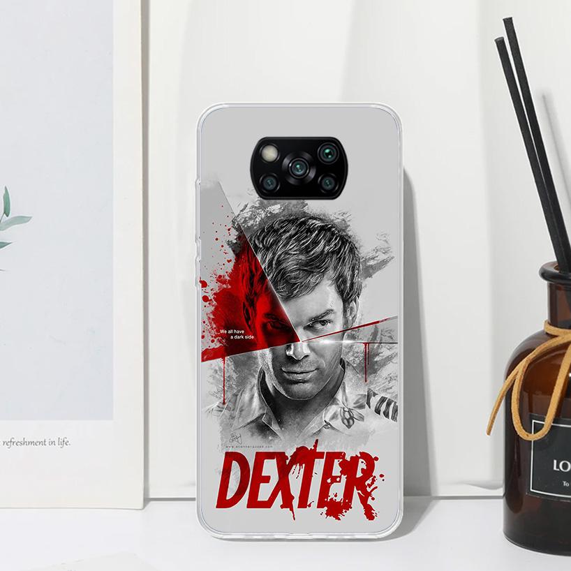 Чехол для телефона Декстер Морган из сериала Для Xiaomi Poco X7 X6 X5 M7 M8 Pro F7 Ultra Redmi 15C 15 13C 13 12C 12 10 10C 10A Арт Fundas Po
