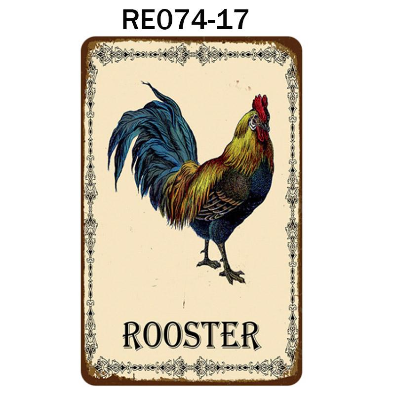 Happy-Hens свежие яйца металлическая жесть плакат куры фермерский магазин плакат винтажный ресторан настенный декор ретро таблички знаки 2030 см