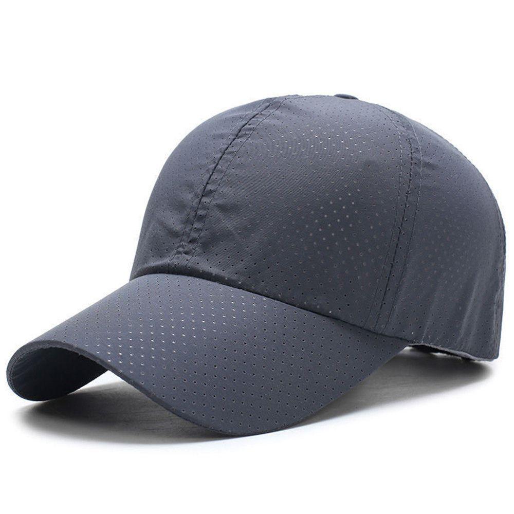Fashion Hiking Camping Quick Dry Sun Hat Baseball Cap Breathable Golf Tennis Cap