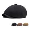 Beret Men's Cap Cotton Forward Cap Octagonal Cap British Newsboy Cap