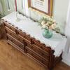 Table Runner White Table Flag American Embroidery Linen Cotton Lace Wedding Decoration Table Cloth Drawer Cabinet Piano Towel