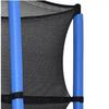 Trampoline - bleu - 140 cm - Métal - Rond - Extérieur