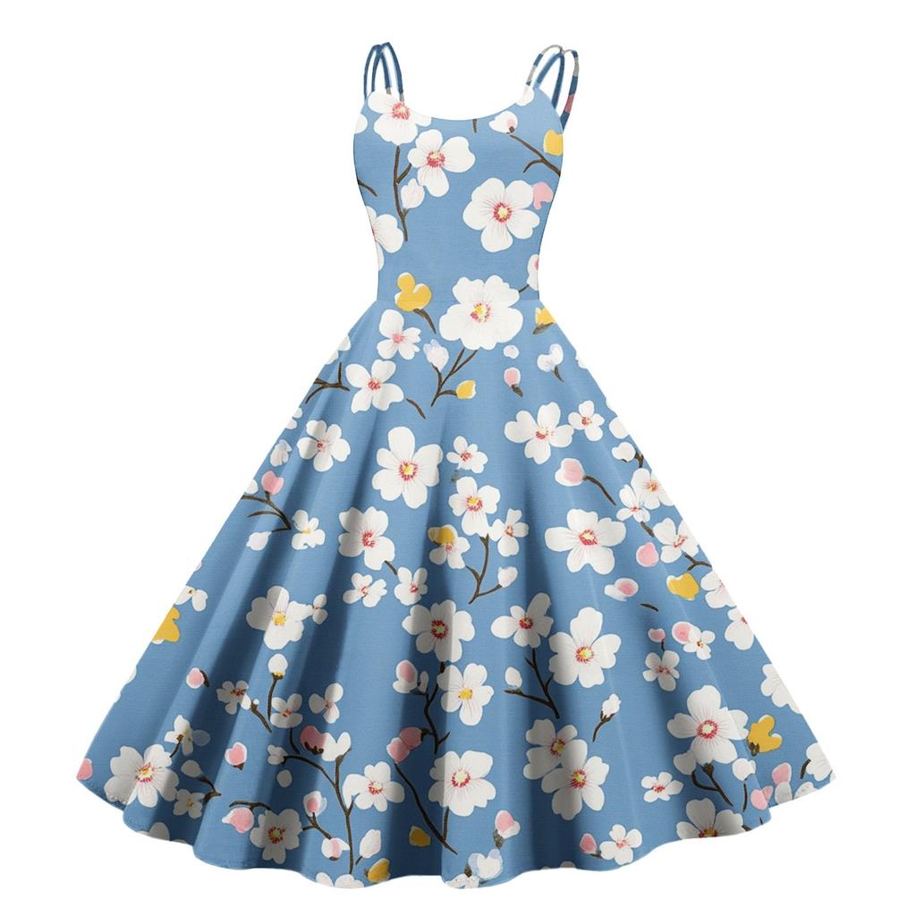 Женское сексуальное платье с открытыми плечами в стиле панк-винтаж с цветочным принтом