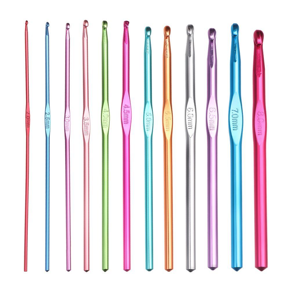 Set Household Handmade Aluminum Knitting Crochet Knitting Needle Sewing Accessories Crochet Needles