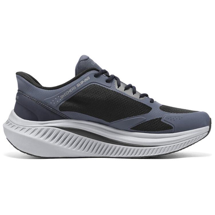 Skechers Go Walk Удобные Универсальные Низкие Повседневные Кроссовки Мужские Темно-Серые 216351-BKCC