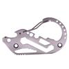 Outdoor Carabiner Clip Multi-Function Wrench Stainless Steel Edc Keychain Bottle Opener Portable Pocket Tools