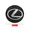 4Pcs 56MM Car Aluminum Metal Wheel Hub Center Cap Sticker Logo Decor For Lexus CT200h NX300h RX300 RX330 EX300h F Sport IS RX NX
