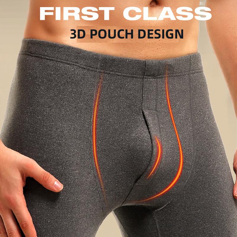 Мужской термобелье премиум-класса, ультрамягкий утепленный базовый слой с флисовой подкладкой, комплект из 2 шт., мужские термобелье, верх и штаны