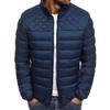 Autumn Winter Men's Stand-up Collar Zipper Cotton Jacke Tops Warm Comfortable Man Jackets Tops Comfortable Down Jacket