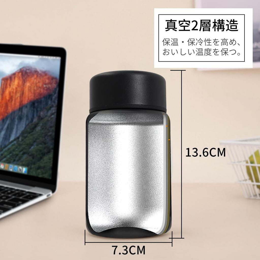 280ml Stainless Steel Water Bottle, Mug, Lightweight, Keeps Drinks Hot or Cold, Cute, Easy to Carry, Stylish, Stainless Steel Mini Water Bottle,